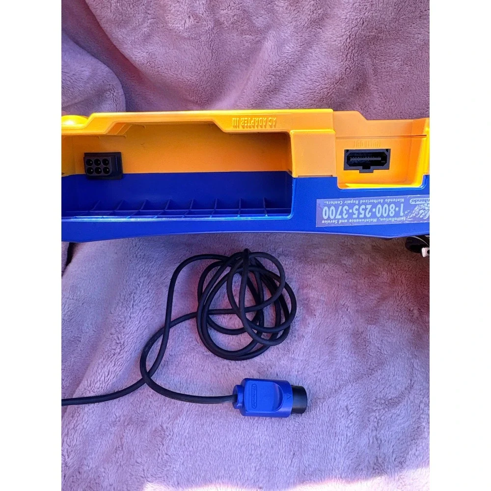 Nintendo 64 N64 Pikachu Pokemon Edition Blue Console Bundle with Control TESTED